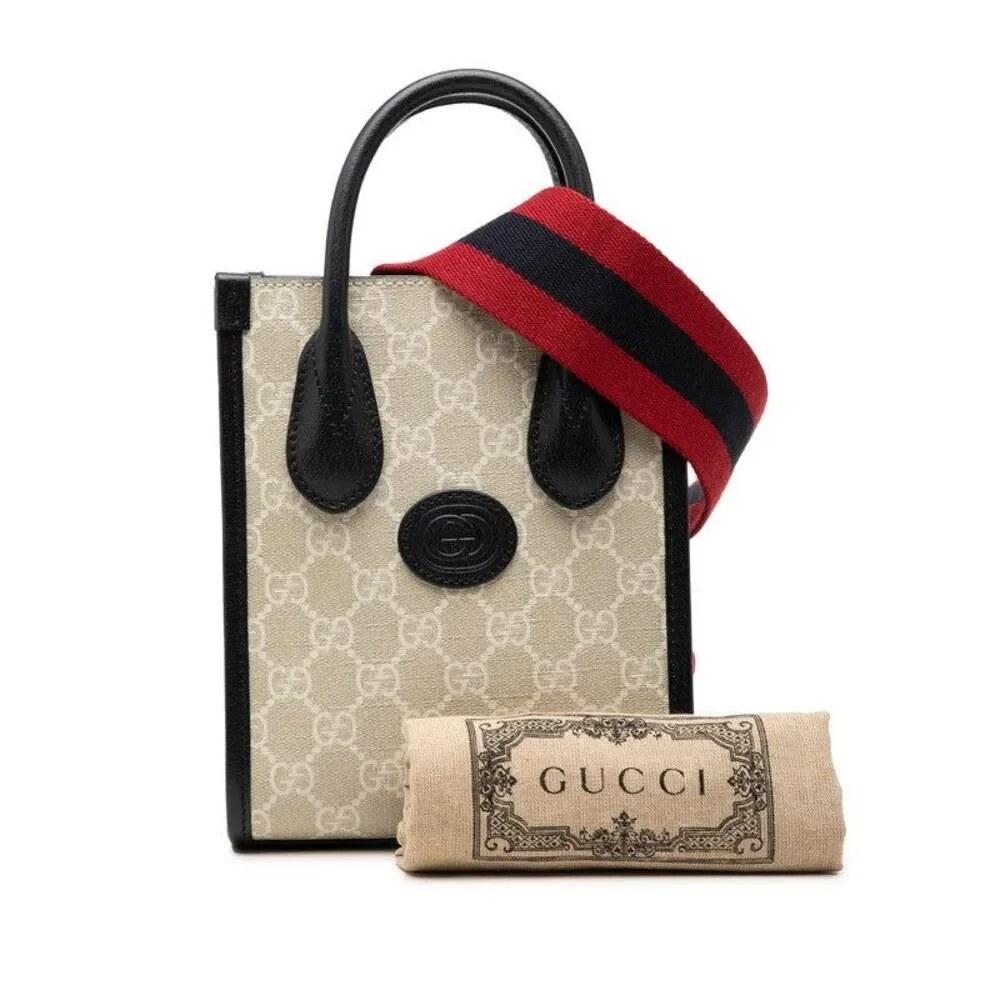 Gucci GG Supreme Mini Tote Bag